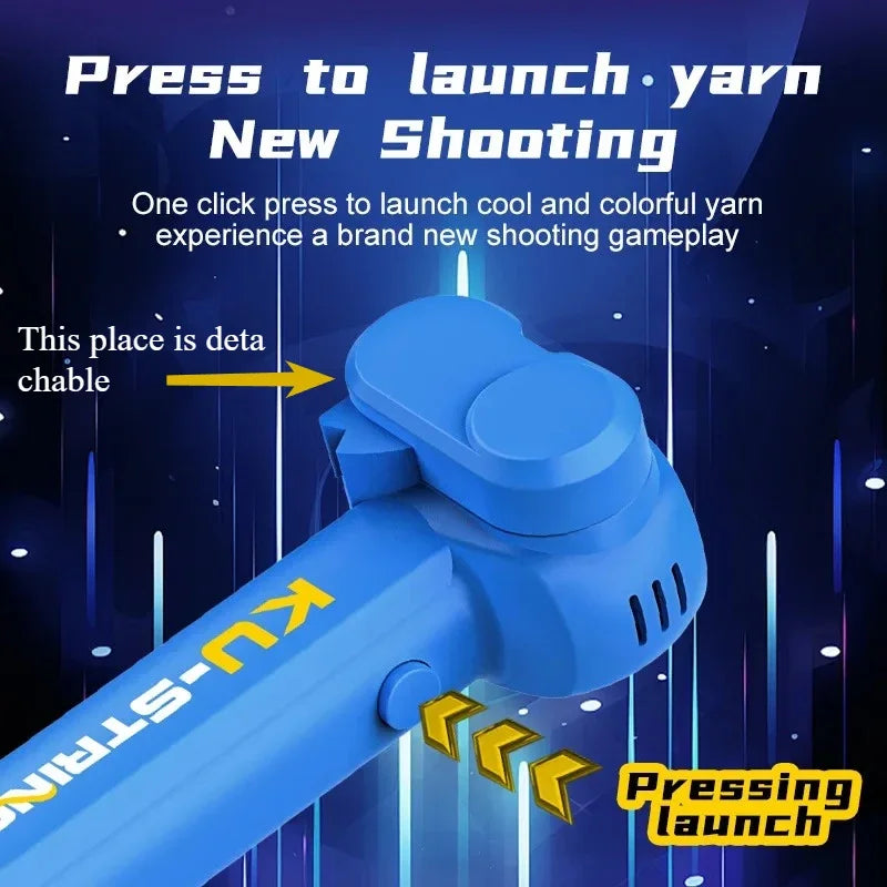 Rope Launcher Toy – Handheld Adjustable Speed Lasso for Kids & Adults