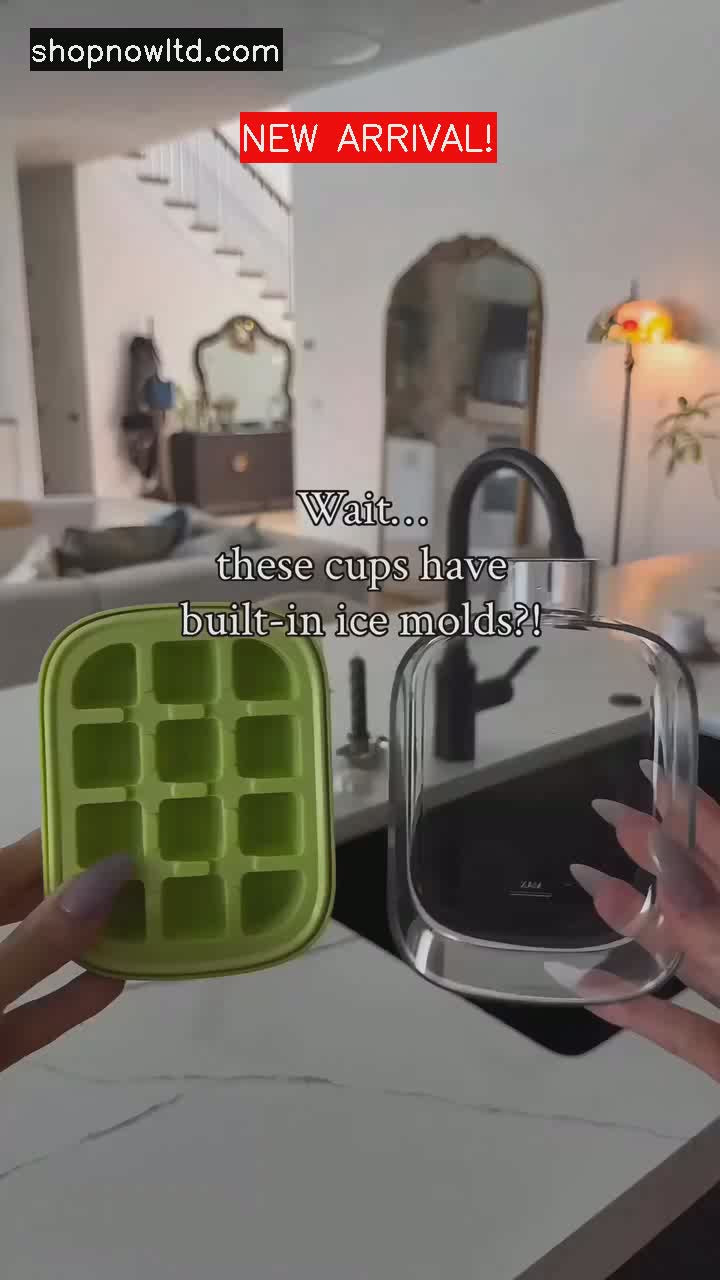 Ice Cube Tray with Lid No Spill Water Bottle for Freezer

No Touch Silicone Ice Cube Mold for Freezer with Straw

Cable Tie Mold
