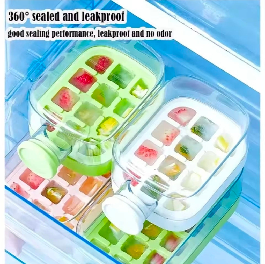 Ice Cube Tray with Lid No Spill Water Bottle for Freezer

No Touch Silicone Ice Cube Mold for Freezer with Straw

Cable Tie Mold